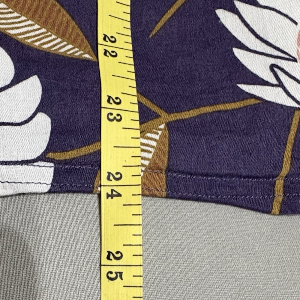 Pact Organic Cotton Cami XL Dark Purple Floral Tank V Neck Lightweight Boho - Picture 10 of 10
